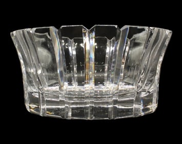 Large Orrefors Crystal Oval Bowl