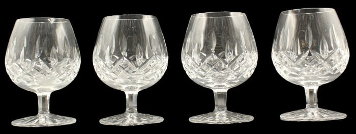 (4) Waterford Brandy Snifters