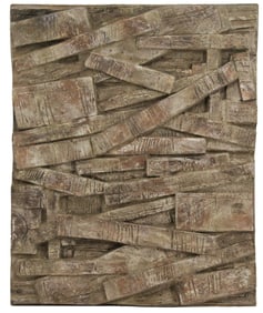 Christine Roe (20th Century) American, Papier-Mache Wall Sculpture