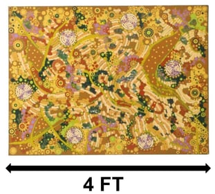 Walangari Karntawarra Jakamarra (B 1961) Aboriginal, Acrylic on Canvas