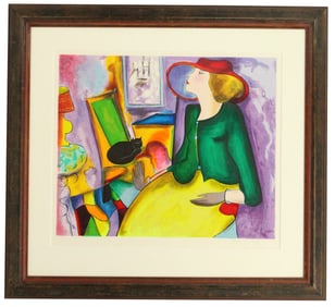 Linda Le Kinff (B 1949) French/Italian, Serigraph