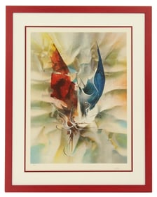 Leonardo Nierman (1932-2023) Mexican, Abstract Lithograph