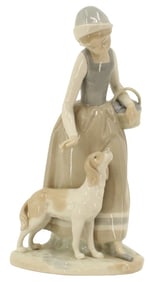 Lladro Porcelain Nao Figure