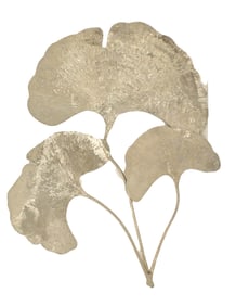 Modernist Ginkgo Leaf Wall Decor