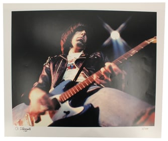 Gus Stewart Print of Johnny Ramone
