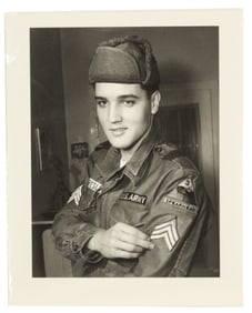Print of Elvis Presley from the AP