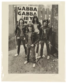 Ian Dickson Print of The Ramones