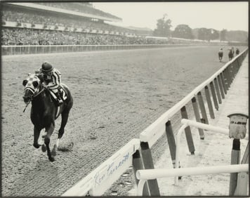 Photo of Secretariat Signed by Ron Turcott