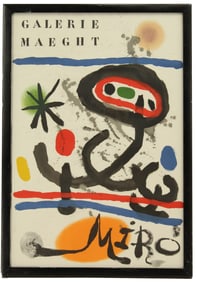 Joan Miro (1893-1983) Spanish, Lithographic Poster