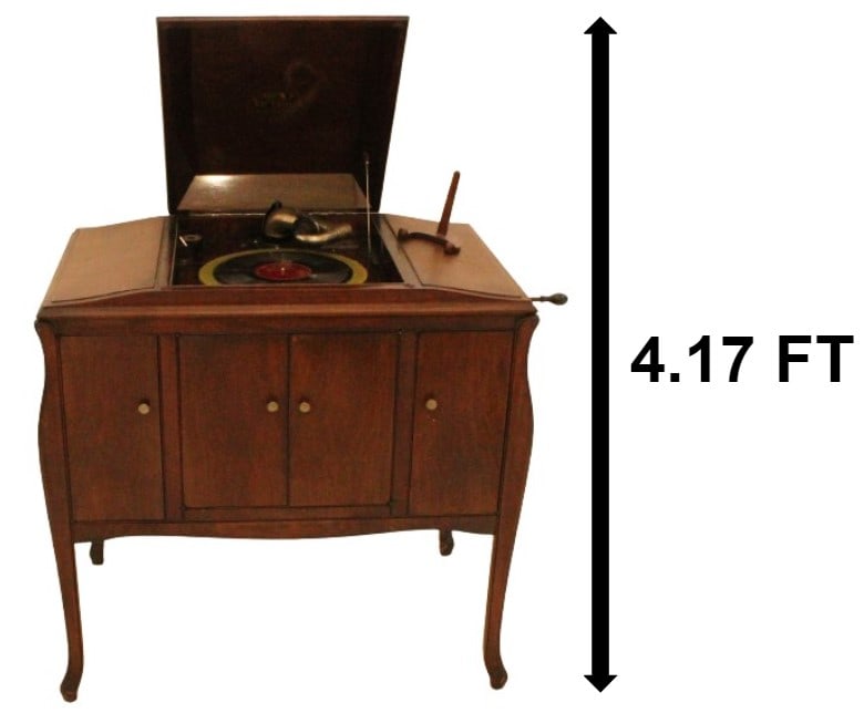 Victor VV-260 Console Player with (85) Records (1 of 19)