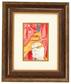 Arthur Dillard (b. 1949), American, Watercolor