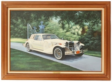 Ron Balaban (20th Century) American, Oil on Canvas 1982 Zimmer