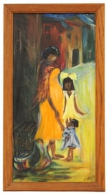 Barbara Burnett (1927-2003) American, Oil on Canvas