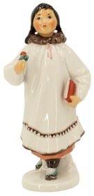 USSR Porcelain Figure of Yakut Inuit Girl