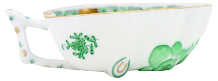Herend "Chinese Bouquet Green" Gravy Boat