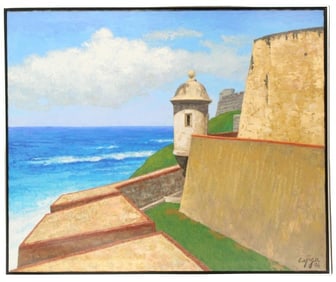 Louis Cajiga (b. 1934) Puerto Rico, Mixed Media