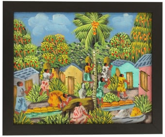 L. Y. Alaby (Haiti, 20th Century) Oil on Canvas
