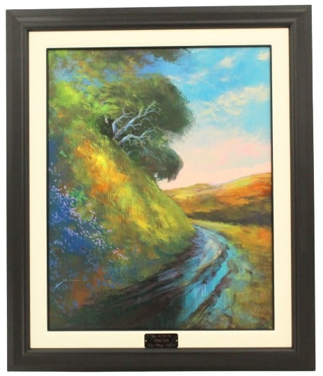 Michael Schofield (b. 1947) American, Oil on Canvas Landscape: Michael Schofield (b. 1947) American, oil on canvas impressionist landscape, "After the Spring Rain". Signed lower left. Overall Size: 38 x 32 in. Sight Size: 29 1/4 x 23 1/4 in. #28 #1658 Artist Biog