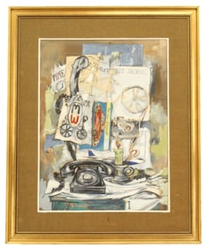 Mixed Media Collage on Paper