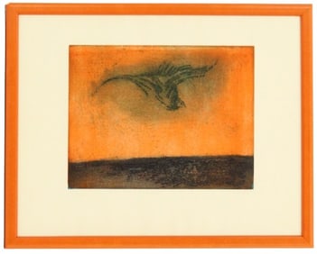 Signed 1975 Abstract Print