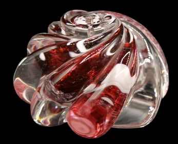 Swirled Art Glass Paperweight