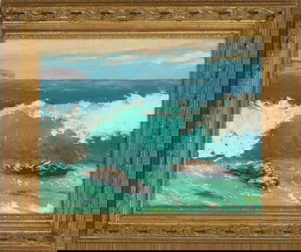 Elaine Mathews (B 1941) American, Oil on Canvas