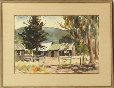 Rachel Bentley (1894-1991) American, Watercolor