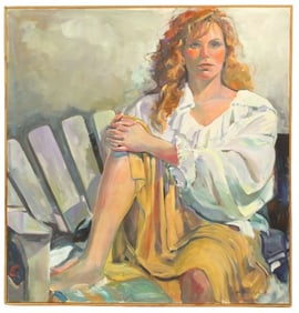 Kathleen Lack (20th/21st Century) American, Oil on Canvas