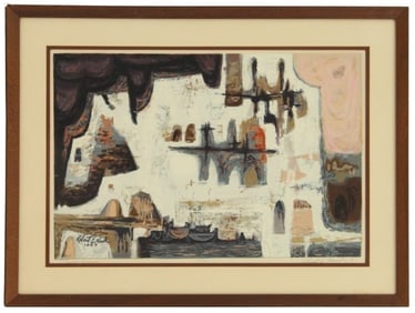 Robert Earle Wood (1926-1999) American, Serigraph