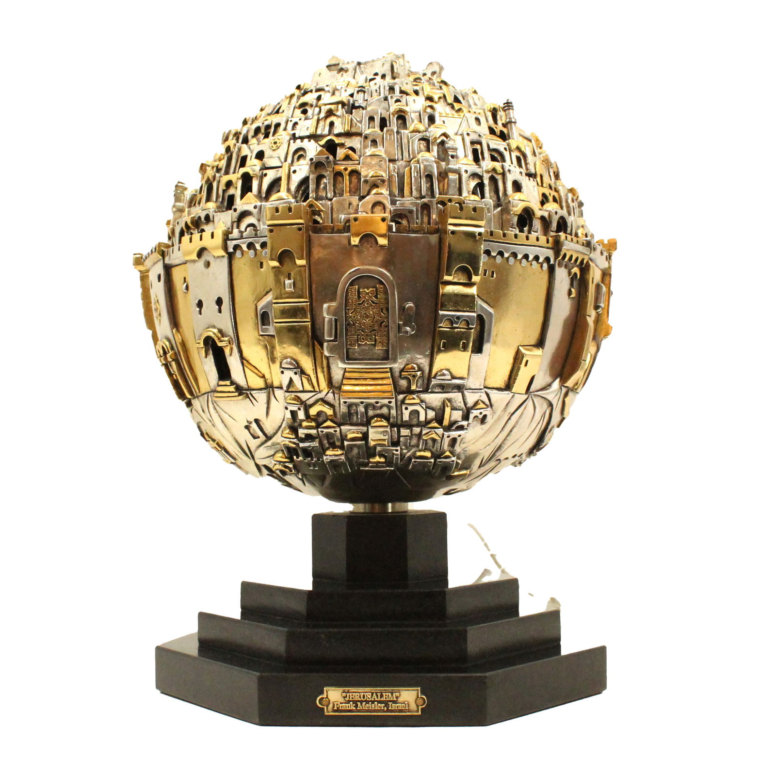 Frank Meisler (1929-2018) Silver Jerusalem Sphere (1 of 18)