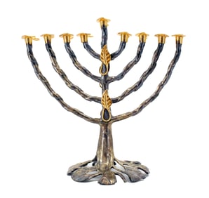 Tree of Life Menorah in Case