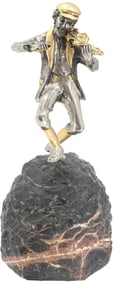 Yaacov Heller (B. 1941)Israeli, 'Fiddler' Figurine