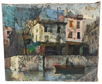 Olivier Foss (Fr, 1920-2002) Oil on Canvas