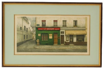 Andre Renoux (1939-2002) French, Lithograph