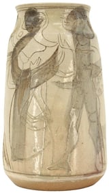 Charles Counts Hand-Painted Pottery Vase