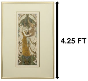 Signed Lithograph Print, "Viennese Rhapsody I"