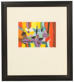 Marcel Mouly (1918-2008) Fr, Abstract Lithograph