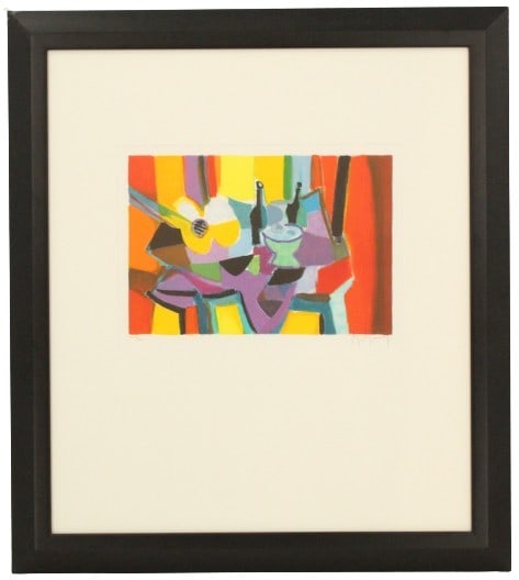 Marcel Mouly (1918-2008) Fr, Abstract Lithograph: Marcel Mouly (French, 1918-2008) abstract lithograph printed on wove paper. Signed lower right, numbered lower left, 207/300. Includes certificate of authenticity.Comes with Park West COA. Overall Siz