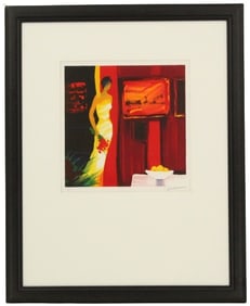 Emile Bellet (1856-1912) French,Signed Lithograph