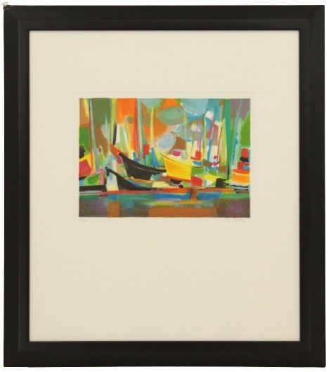 Marcel Mouly (1918-2008) Fr, Abstract Lithograph: Marcel Mouly (French, 1918-2008) abstract lithograph on wove paper. Signed lower right. Numbered lower left, 178/500.Comes with Park West COA. Overall Size: 31 3/4 x 28 1/4 in. Sight Size: 11 1/2 x 16