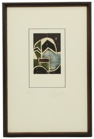 Signed Abstract Lithograph