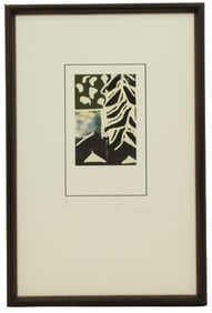 Signed Abstract Lithograph