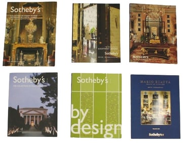 (6) Sotheby's Catalog Books