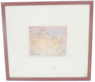 Harry Fox Signed & Numbered Print, "Snoozing"