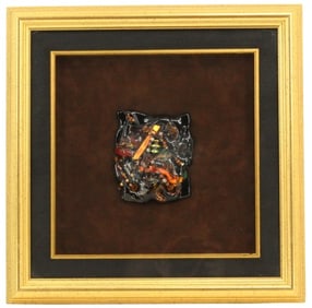 Bob Jordan (1925-1993) US, Fused Glass & Beading