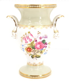 Spode Bone China Hand Painted Porcelain Vase