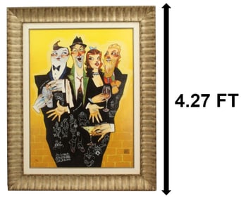 Todd White (20th C) USA, Embellished Giclee