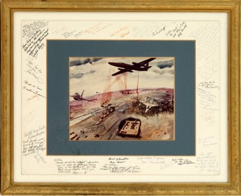 U2 Spy Plane and Fighter Jets Mixed Media Painting