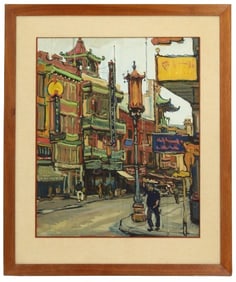 Emil Rizek (1901-1988) California, Gouache on Paper