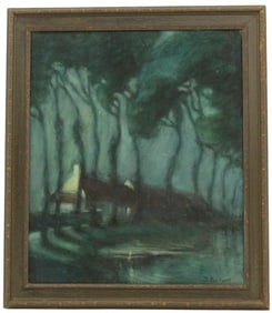 Bertha Rockwell (1874-1970) American, Mixed Media